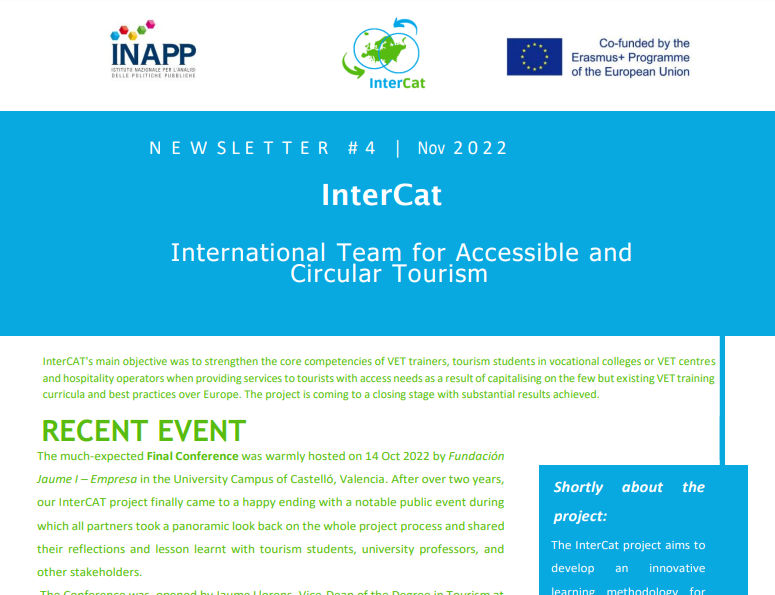Read more about the article InterCat 4th Newsletter